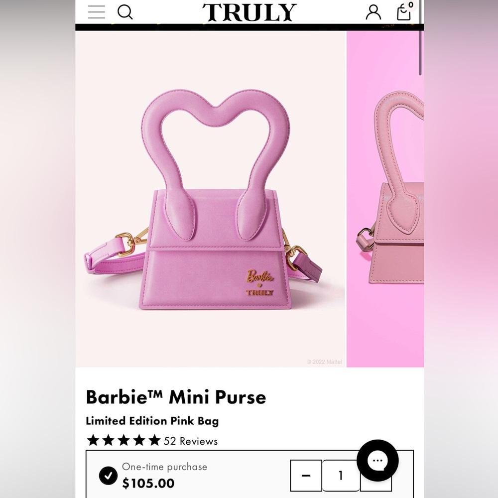 Pink Barbie Mini Purse